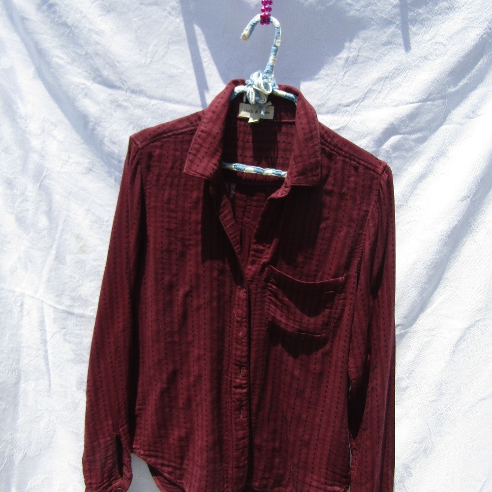 Anthropologie cloth & stone cotton blouse